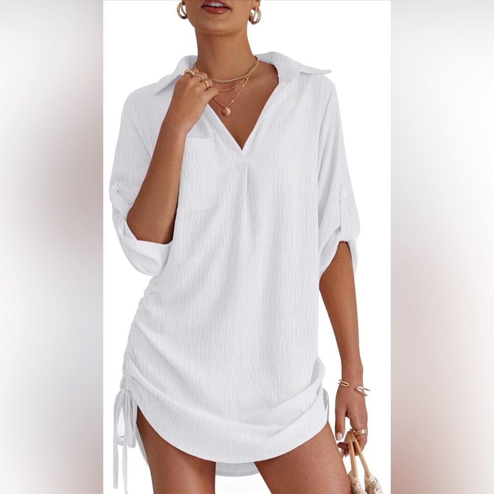 MOHOM Swimsuit Coverup for Women Bathing Suit Cover Up Summer Swimwear size S